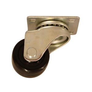LB50B/P Swivel Plate Castor, Low Barycentre, 50mm Heavy Duty Nylon Wheel.