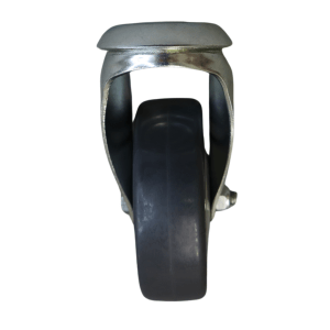 LP100B/H Bolt Hole Swivel Castor 100mm thermoplastic rubber wheel, polypropylene rim.