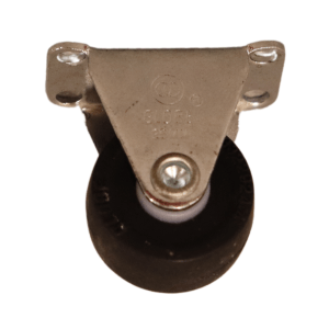 LR25P/F Fixed Castor 25mm thermoplastic rubber wheel, polypropylene rim