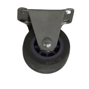 LR38P/F Fixed Castor 38mm thermoplastic rubber wheel, polypropylene rim