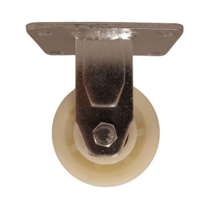 NU100B/F Fixed Castor 100mm Heavy Duty Nylon Wheel