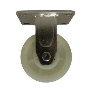 NU125B/F Fixed Castor 125mm Heavy Duty Nylon Wheel.