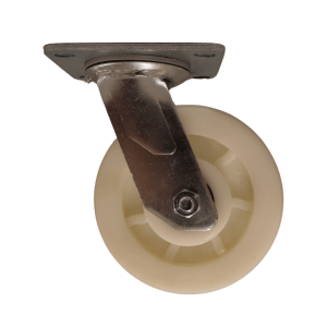 NU150B/P Swivel Plate Castor 150mm Heavy Duty Nylon Wheel.