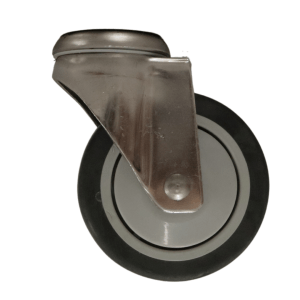 ST100B/P Swivel Plate Stainless Steel Castor 100mm TPR Wheel