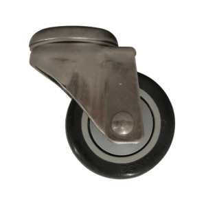 ST75B/H Bolt Hole Stainless Steel Swivel Castor with 75mm TPR Wheel.