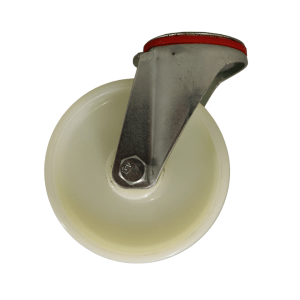 WN125P/H Bolt Hole Swivel Castor 125mm Nylon Wheel.